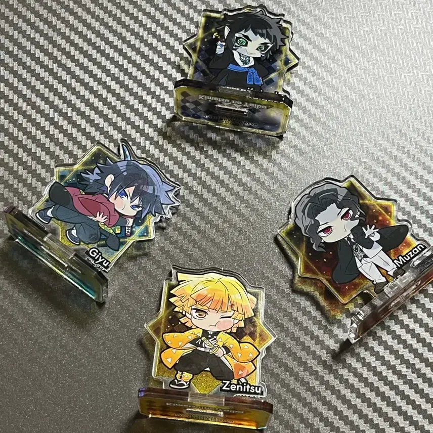 [BUNJANG] Demon Slayer Acrylic Stand 4-Piece Set / 귀멸의칼날 아크릴 스탠드 4종