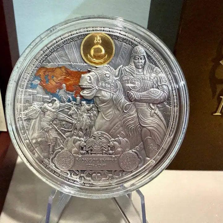 [SOLD OUT] 한정판 MINT XXI 제국의 유산 몽골제국 2온스 은화