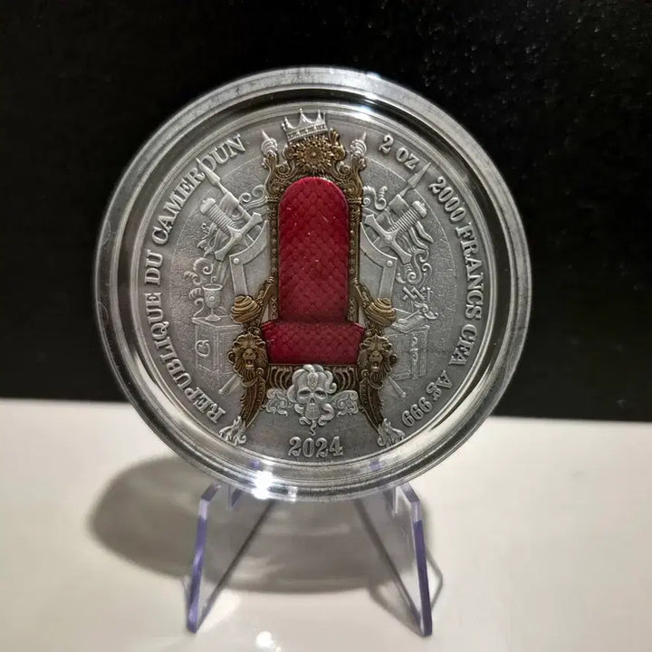 [SOLD OUT] 한정판 MINT XXI 제국의 유산 몽골제국 2온스 은화