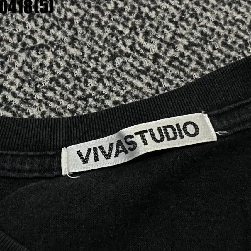[BUNJANG] Vivastudio Blackcats Short Sleeve T-Shirt M / 비바스튜디오 블랙캣츠 반팔 티셔츠m 0418