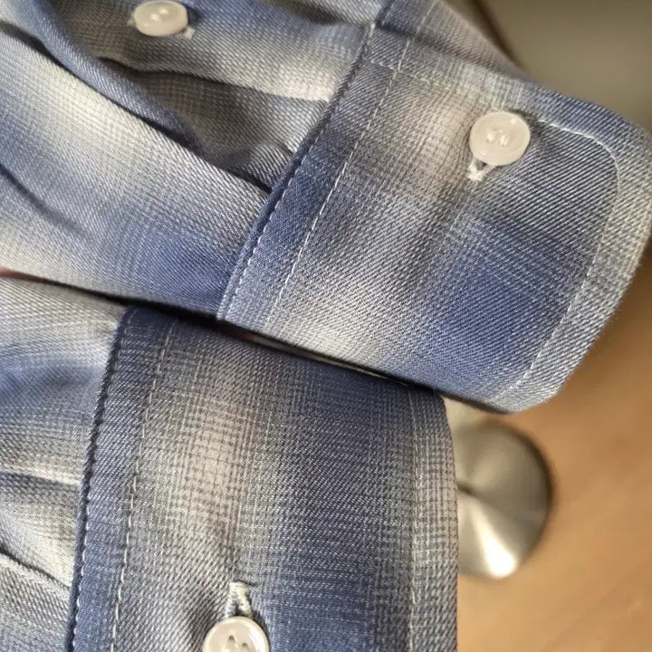 [BUNJANG] Industry Ombre Shirt Blue / 인더스트 옴브레 셔츠 블루