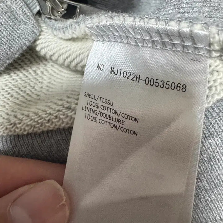 [BUNJANG] Thom Browne Grey Hooded Zip-up / [22-23년식/2]톰브라운 사선완장 그레이 후드집업