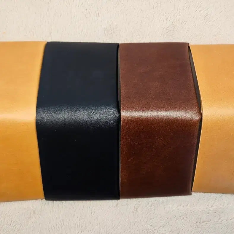 [BUNJANG] Handmade Vegetable Tanned Cowhide Bifold Wallet / 핸드메이드 소가죽 반지갑