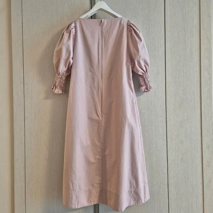 [SOLD OUT] 코스 COS 핑크 퍼프 반팔 원피스