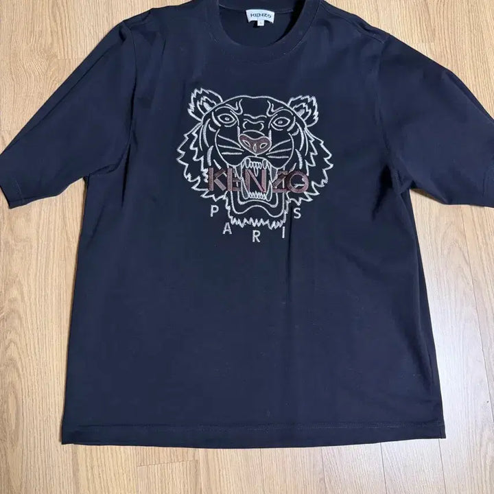 [BUNJANG] KENZO Tiger Embroidered Long Sleeve T-Shirt / (L) KENZO 겐조 블랙 타이거 자수 긴팔 티셔츠