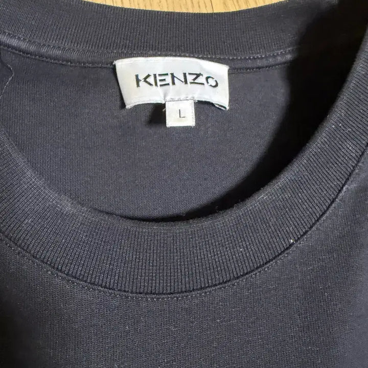 [BUNJANG] KENZO Tiger Embroidered Long Sleeve T-Shirt / (L) KENZO 겐조 블랙 타이거 자수 긴팔 티셔츠