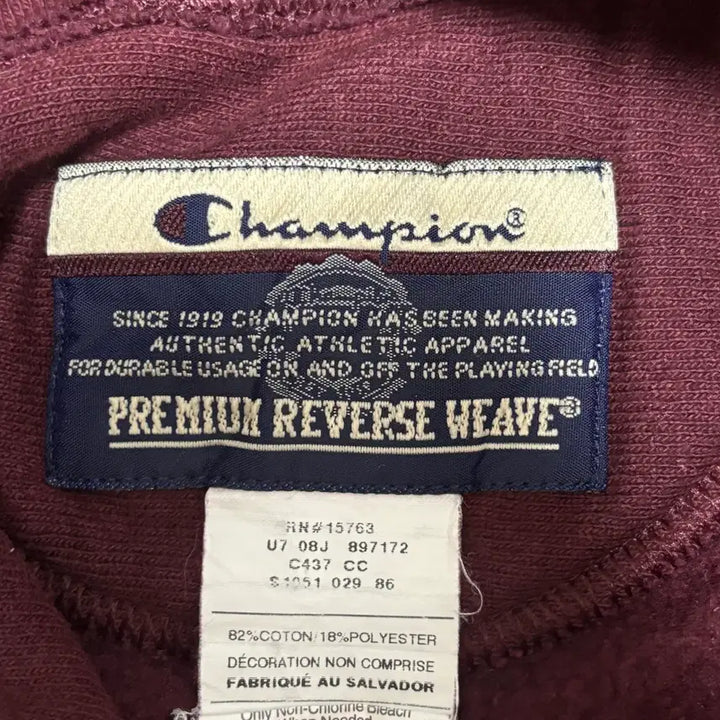 [BUNJANG] Champion Reverse Weave Hoodie Burgundy M / 00&