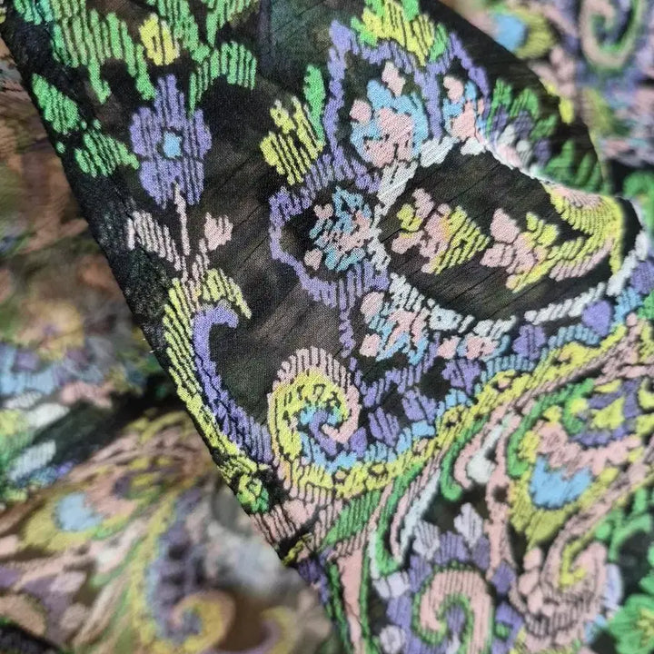 [BUNJANG] ZARA Floral Chiffon Dress / 자라 플라워 쉬폰 원피스