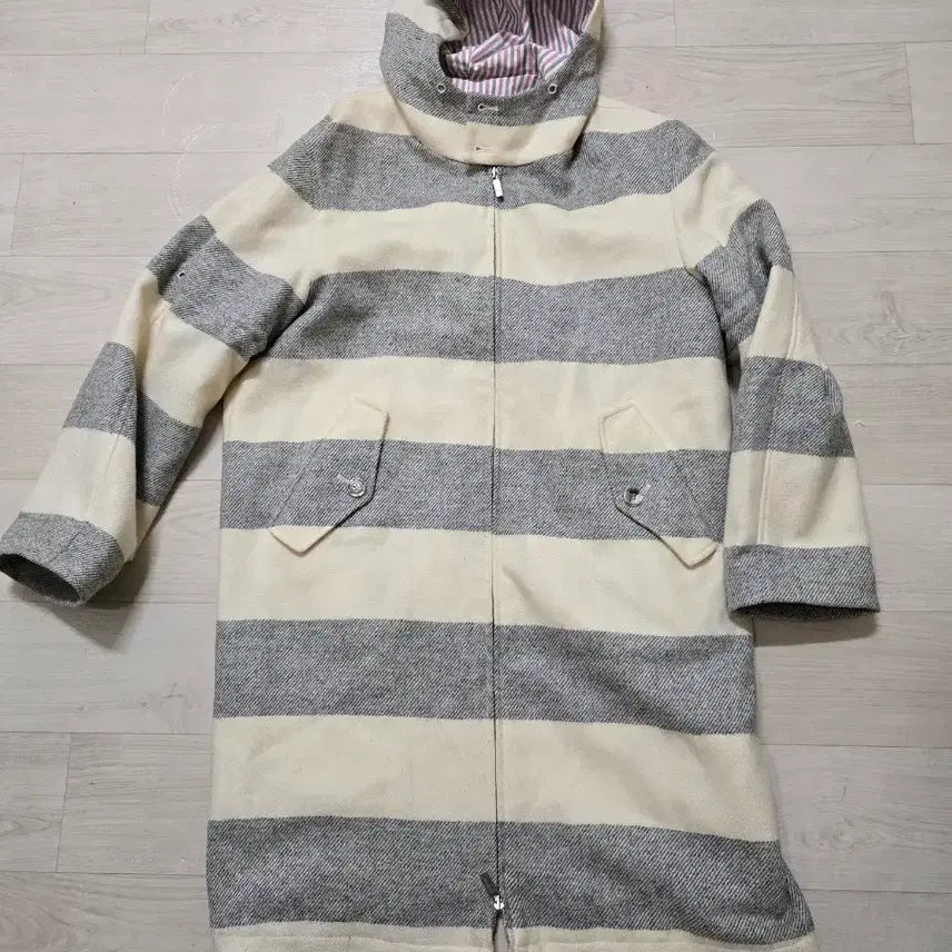 [BUNJANG] Thom Browne Striped Hooded Coat Men&