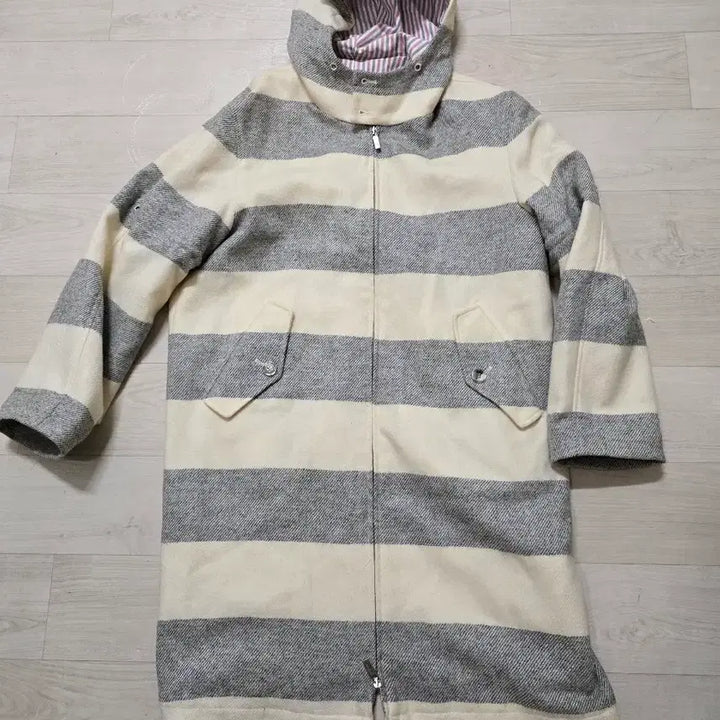 [BUNJANG] Thom Browne Striped Hooded Coat Men&