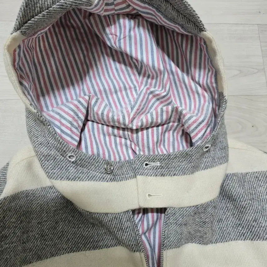 [BUNJANG] Thom Browne Striped Hooded Coat Men&