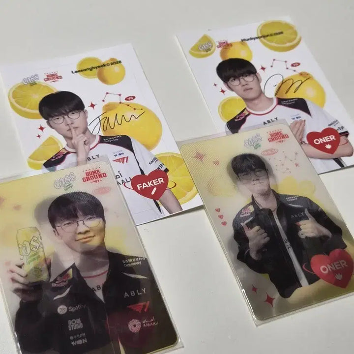 [SOLD OUT] T1 카스 페이커 오너 렌티큘러 + 카드스티커