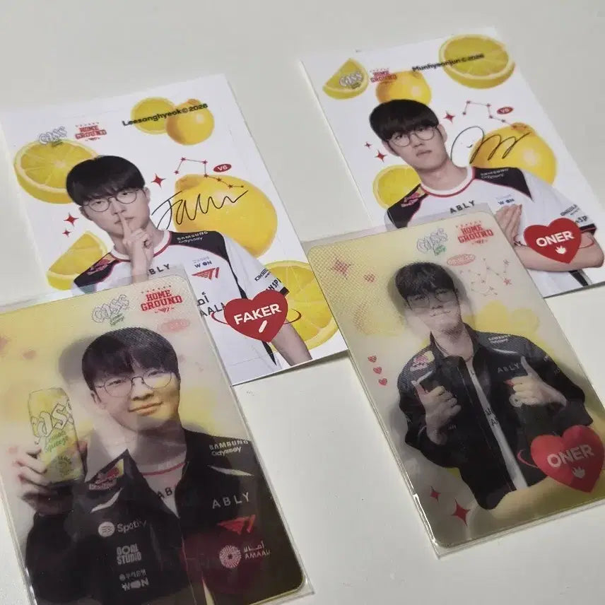 [SOLD OUT] T1 카스 페이커 오너 렌티큘러 + 카드스티커