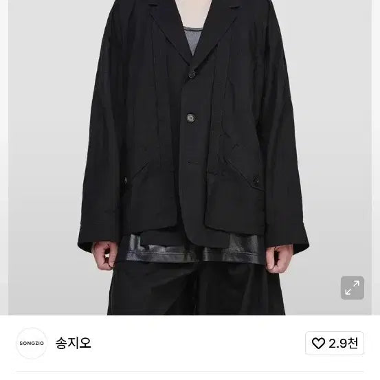 [BUNJANG] Songzio Homme Bae Jung-Nam Oriental Jacket / 송지오옴므 25SS 배정남 콜라보 오리엔탈 자켓 46
