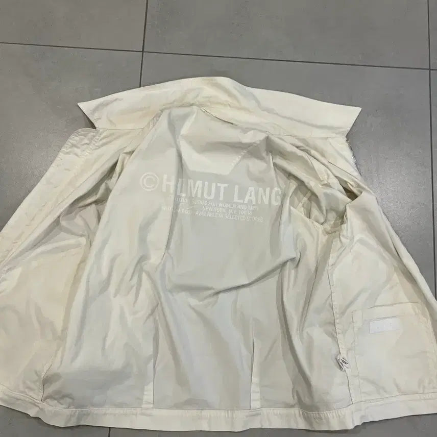 [BUNJANG] Helmut Lang Aviator Jacket White L / 헬무트랭 에비에이터 자켓 화이트 L