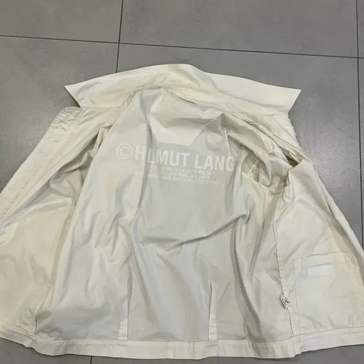 [BUNJANG] Helmut Lang Aviator Jacket White L / 헬무트랭 에비에이터 자켓 화이트 L