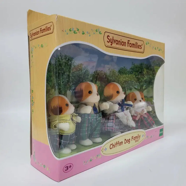 [BUNJANG] Sylvanian Families Old Chiffon Dog Family Set - Sealed Bundle / 실바니안 올드 쉬폰독 가족 미개봉 일괄