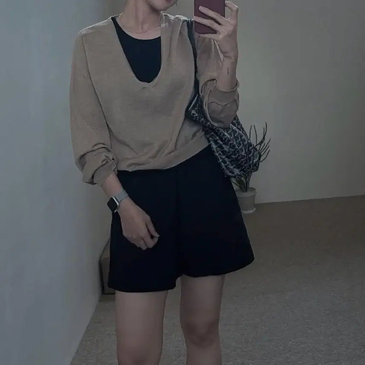 [BUNJANG] 쥴린 레이어드 니트 / 쥴린 레이어드 니트