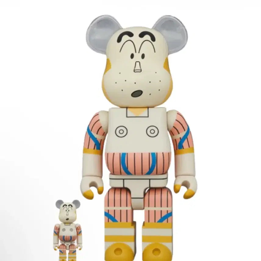 [BUNJANG] Be@rbrick Crayon Shin-chan Robot Dad 100% &amp; 400% Set / 베어브릭 짱구는 못말려 로봇아빠 100% &amp; 400% 세트