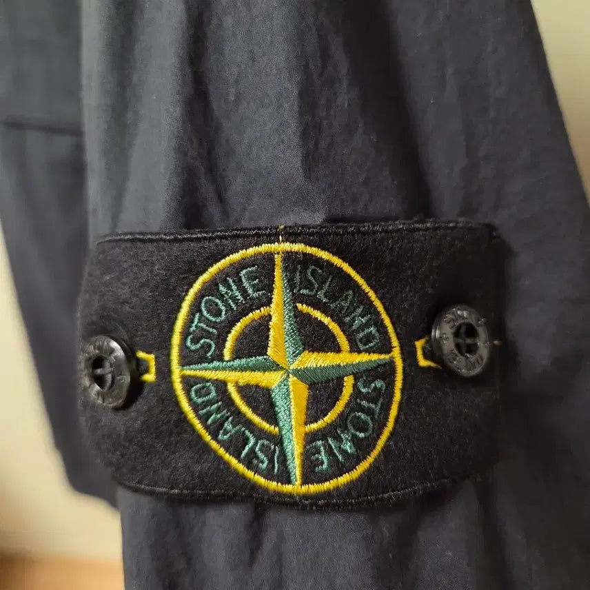 [BUNJANG] Stone Island Parachute Shirt Navy M / 스톤아일랜드 파라슈트 셔츠 네이비
