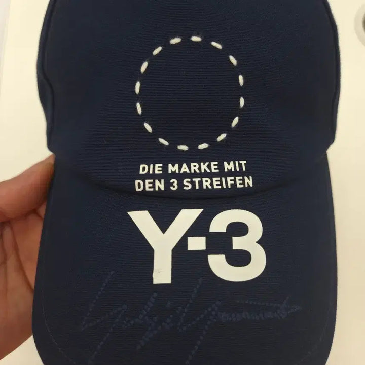 [BUNJANG] Y-3 Yohji Yamamoto x Adidas Navy Logo Cap / Y-3 요지야마모토 X 아디다스 네이비 볼캡 모자
