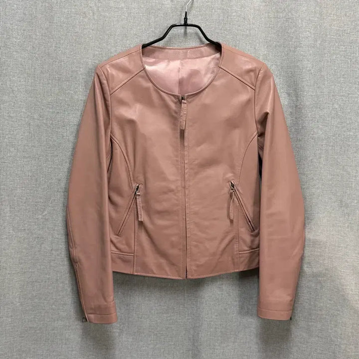[BUNJANG] ROBO Real Lambskin Collarless Jacket / [55] 로보(ROBO) 노카라 리얼 양가죽 자켓