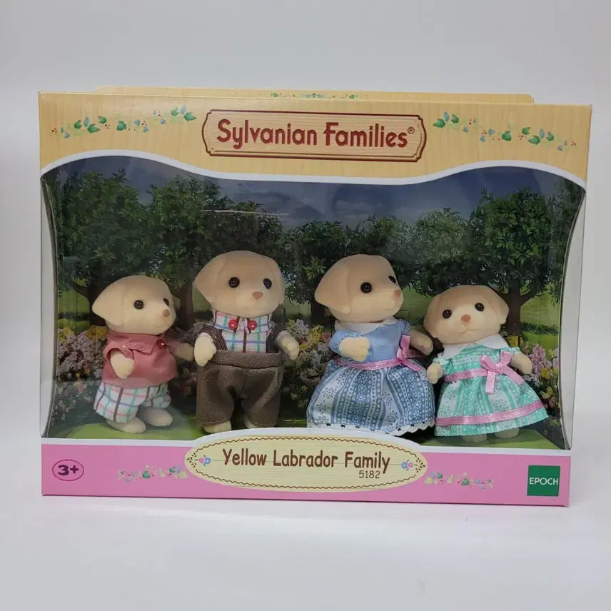[BUNJANG] Sylvanian Families Golden Retriever Family Bundle Set (Sealed) / 미개봉)실바니안 골든 리트리버 가족 일괄