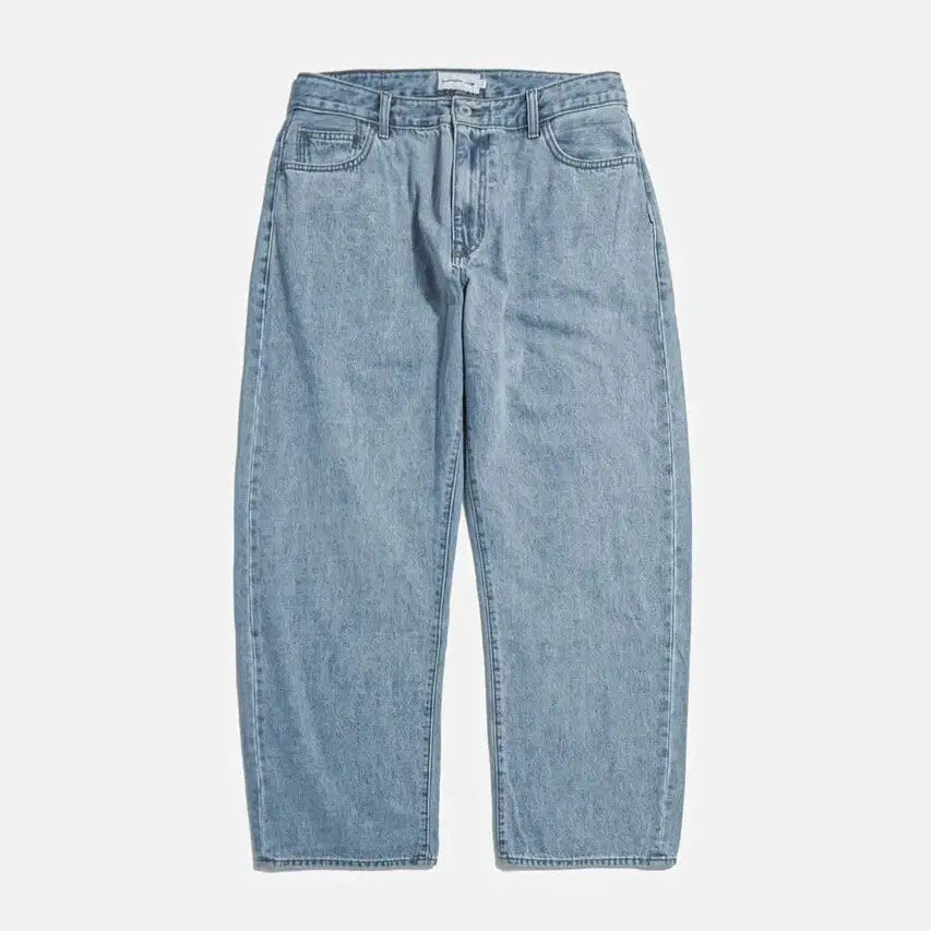 [BUNJANG] Cliff Relaxed Denim Pants - Light Indigo / L) Cliff Relaxed Denim Pants 라이트인디고