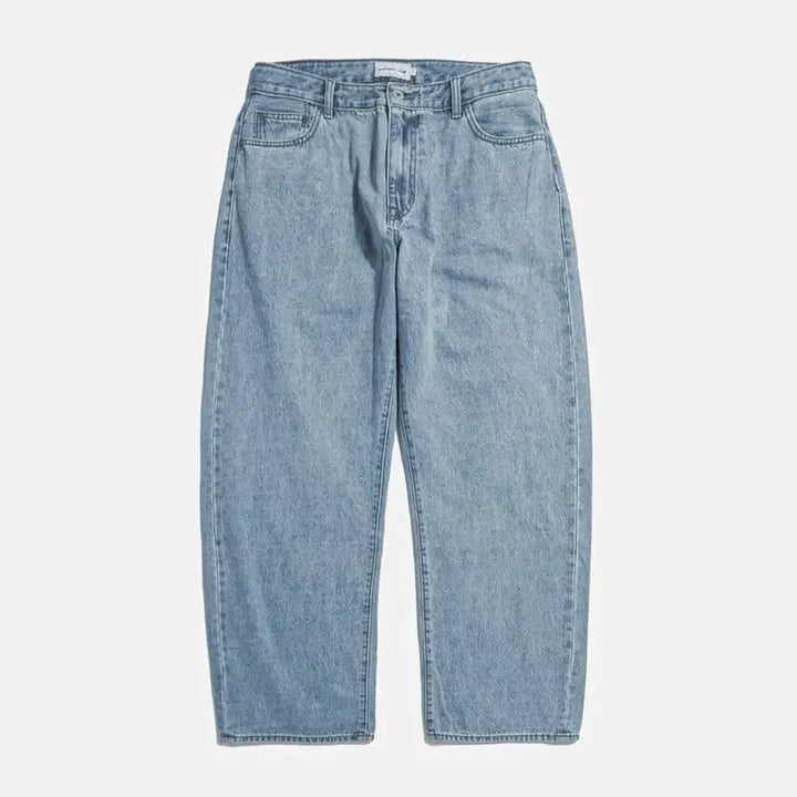 [BUNJANG] Cliff Relaxed Denim Pants - Light Indigo / L) Cliff Relaxed Denim Pants 라이트인디고