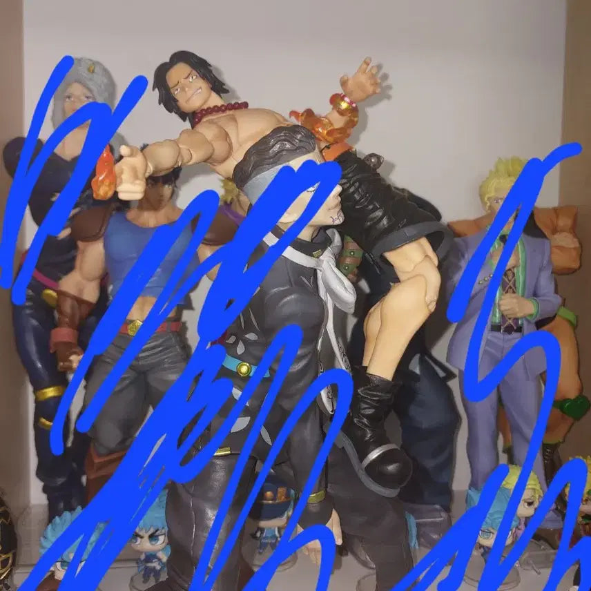 [BUNJANG] Variable Action Heroes Ace Figure / 원피스 에이스 베리어블 히어로즈 shf 리볼텍 피그마