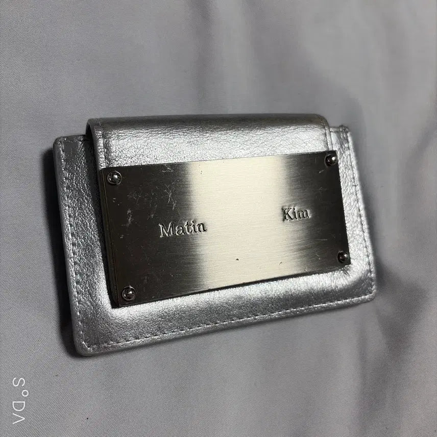 [BUNJANG] Matinkim Silver Card Wallet / 마뗑킴 실버 카드지갑