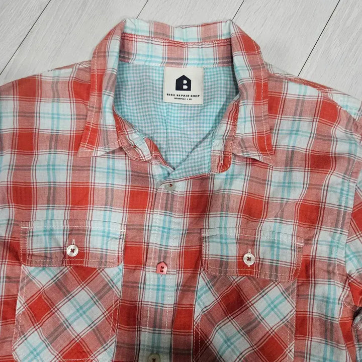 [BUNJANG] Beanpole Bike Repair Shop Checkered Shirt / 빈폴바이크리페어샵 체크 셔츠 94
