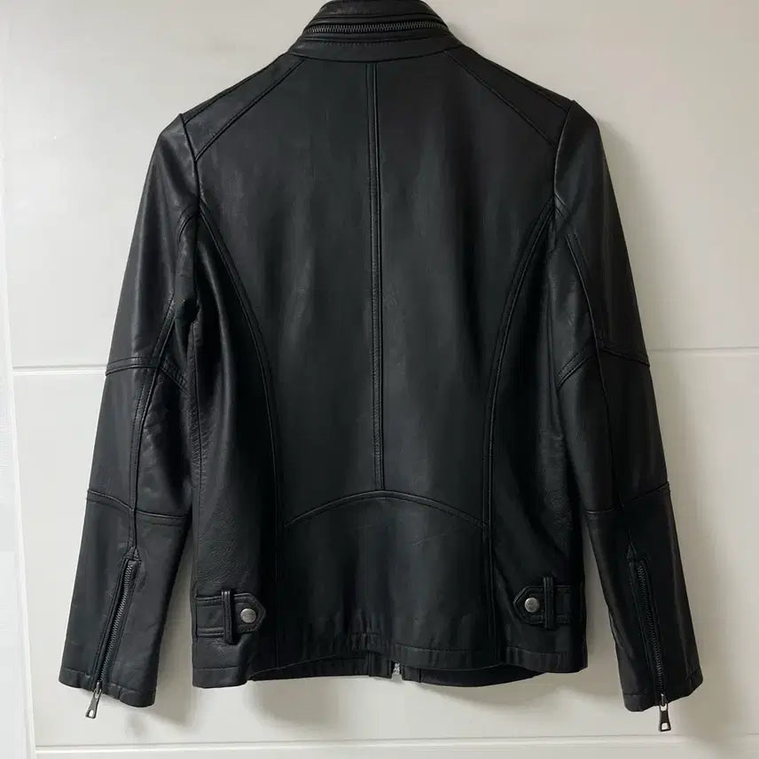 [BUNJANG] GABBA Lambskin Leather Jacket Black / GABBA 양가죽 자켓