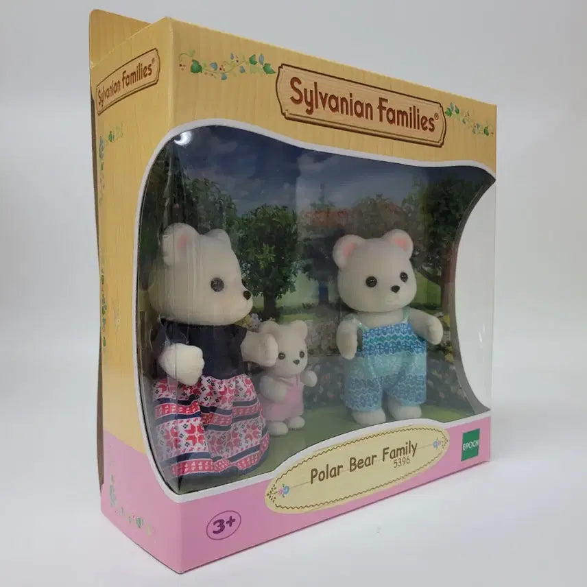 [BUNJANG] Sylvanian Families White Polar Bear Family Bundle Set (Sealed) / 미개봉)실바니안 흰곰 북극곰 가족 일괄