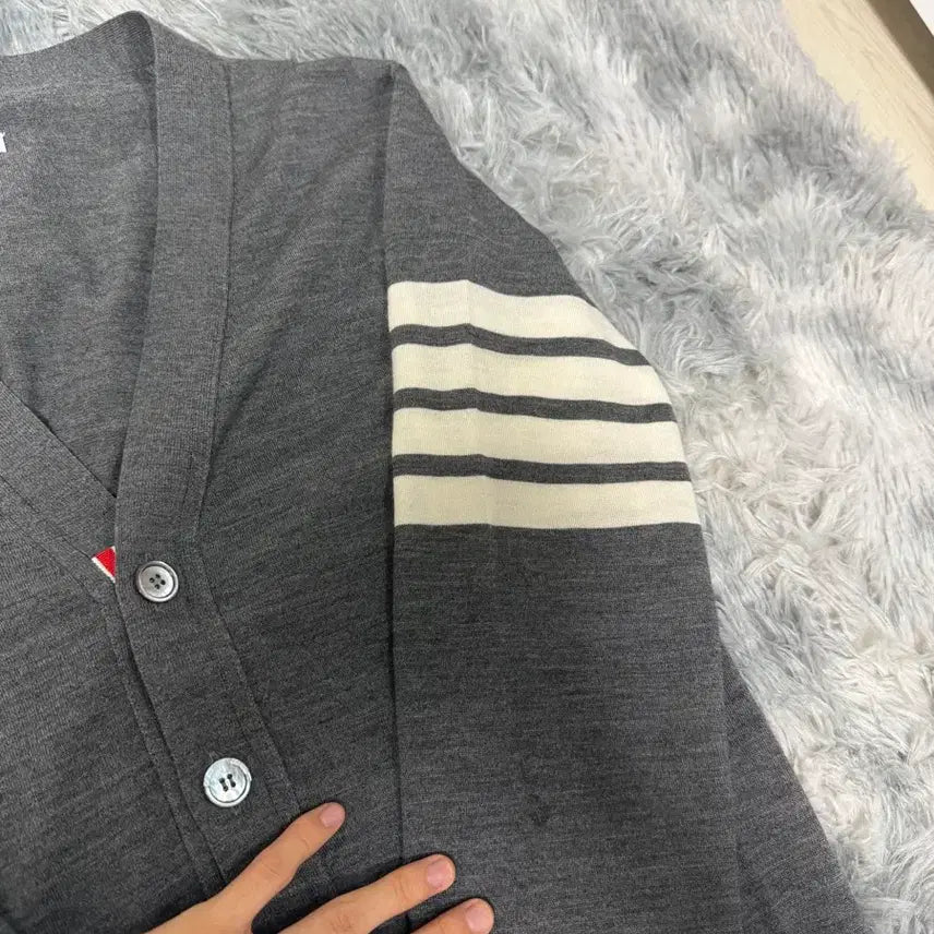 [BUNJANG] Thom Browne Merino Wool Cardigan Size 2 / 톰브라운 메리노울 가디건 2사이즈