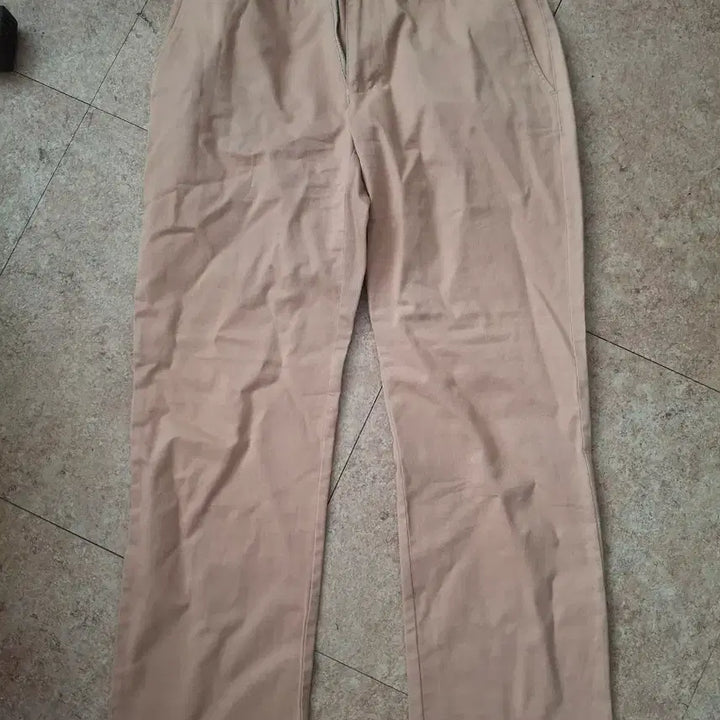[BUNJANG] Ad Hoc Beige Cotton Pants / ad hoc 베이지 면바지 76cm