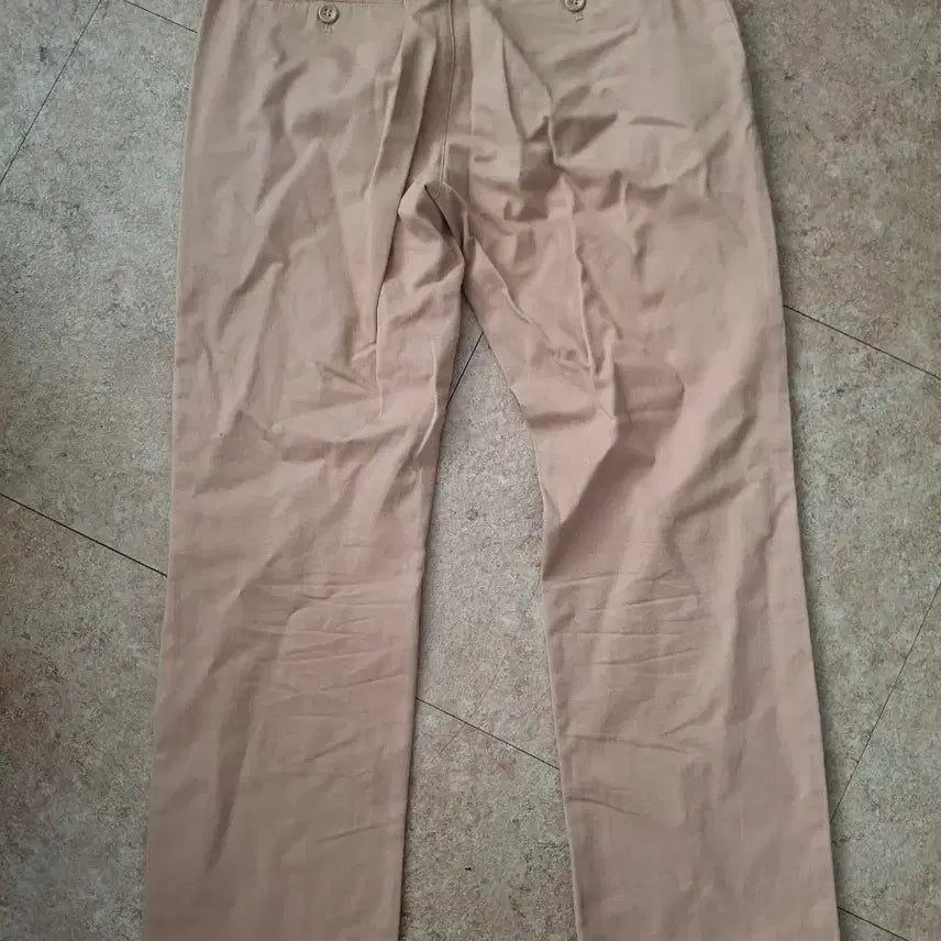 [BUNJANG] Ad Hoc Beige Cotton Pants / ad hoc 베이지 면바지 76cm
