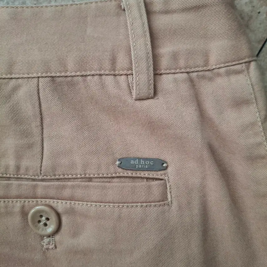 [BUNJANG] Ad Hoc Beige Cotton Pants / ad hoc 베이지 면바지 76cm