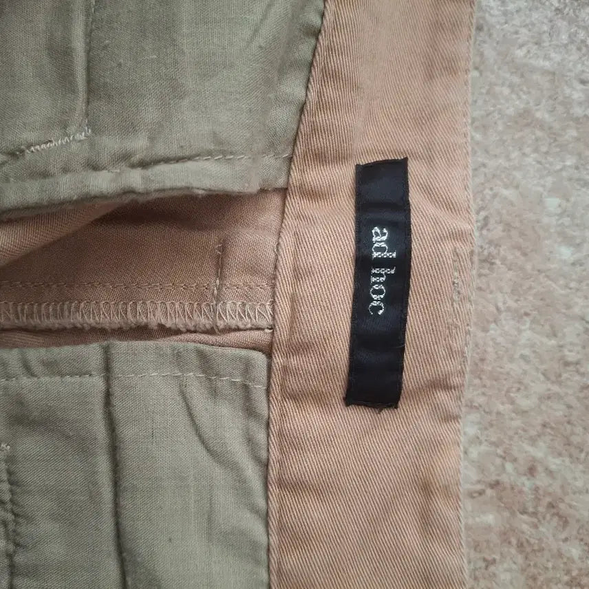 [BUNJANG] Ad Hoc Beige Cotton Pants / ad hoc 베이지 면바지 76cm