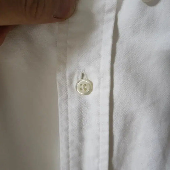 [SOLD OUT] (qr 정품)폴로 화이트 옥스포드 셔츠 M(100~105)