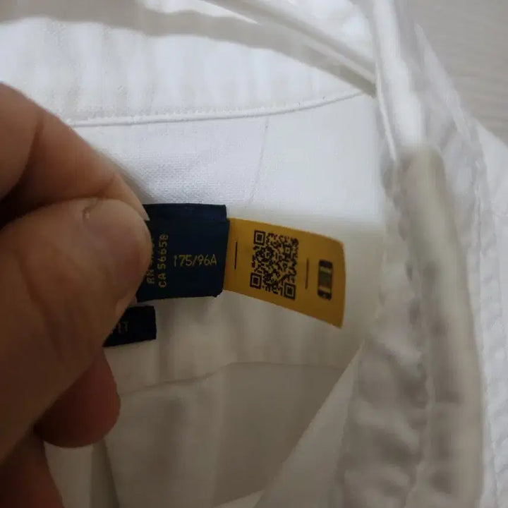 [SOLD OUT] (qr 정품)폴로 화이트 옥스포드 셔츠 M(100~105)
