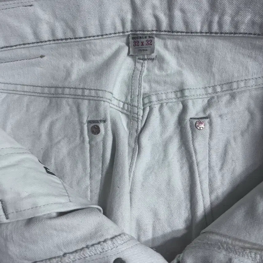 [SOLD OUT] RRL 스트레이트 레그 핏 에크루 데님 팬츠 32 32