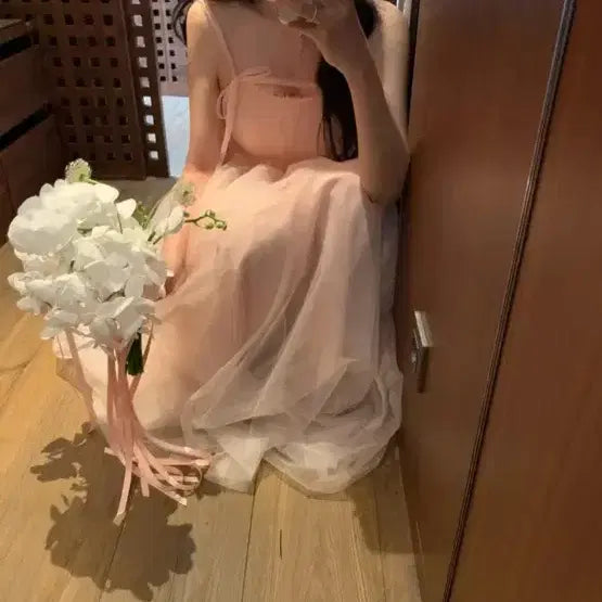 [BUNJANG] Flonew Purin Dress (Size L) / 플로뉴 푸린 드레스 L (새상품)