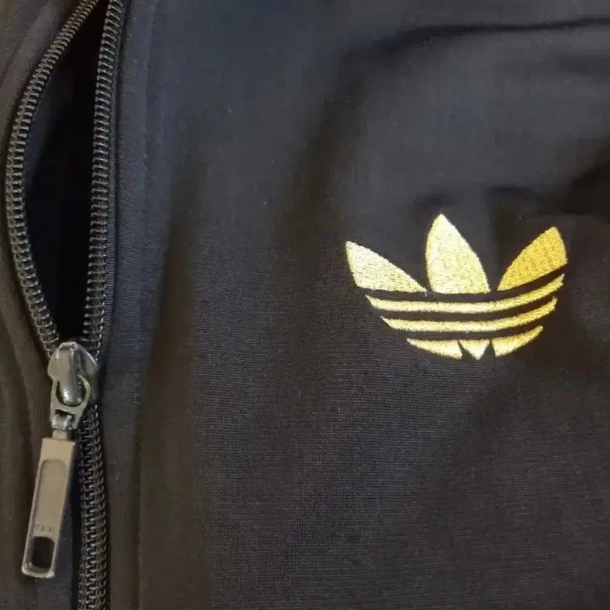 [BUNJANG] Adidas Firebird Track Top Jacket Black Gold / 아디다스 파이어버드 금장 블랙 블랙골드 트랙탑 저지 져지집업 100