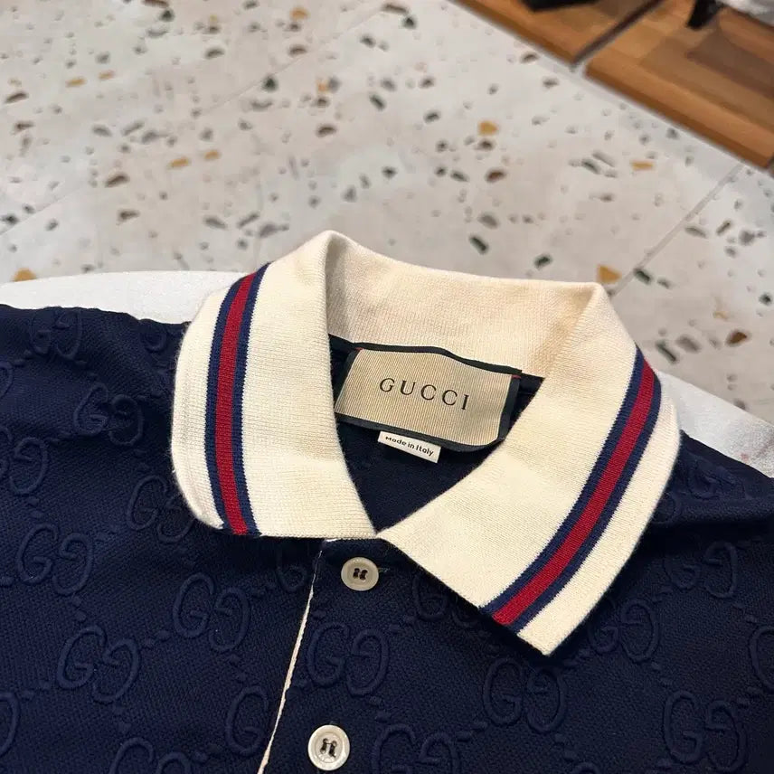 [BUNJANG] Gucci Jacquard Short Sleeve T-shirt / 신형 구찌 자카드 반팔티 L