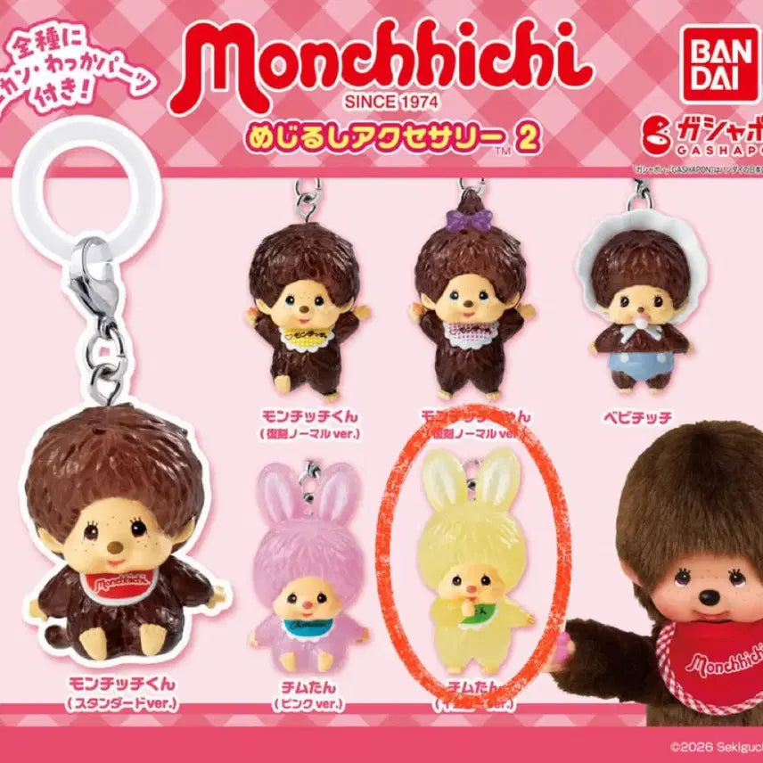 [SOLD OUT] 몬치치 메지루시 마킹악세사리 가챠 캡슐토이