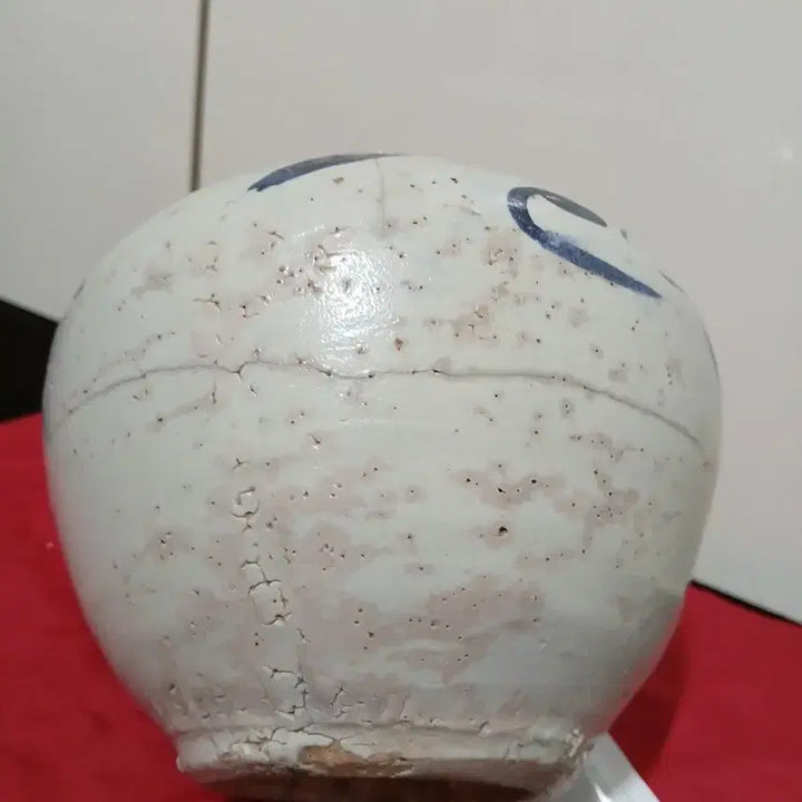 [BUNJANG] Joseon Dynasty Blue and White Porcelain Jar / 청화 백자