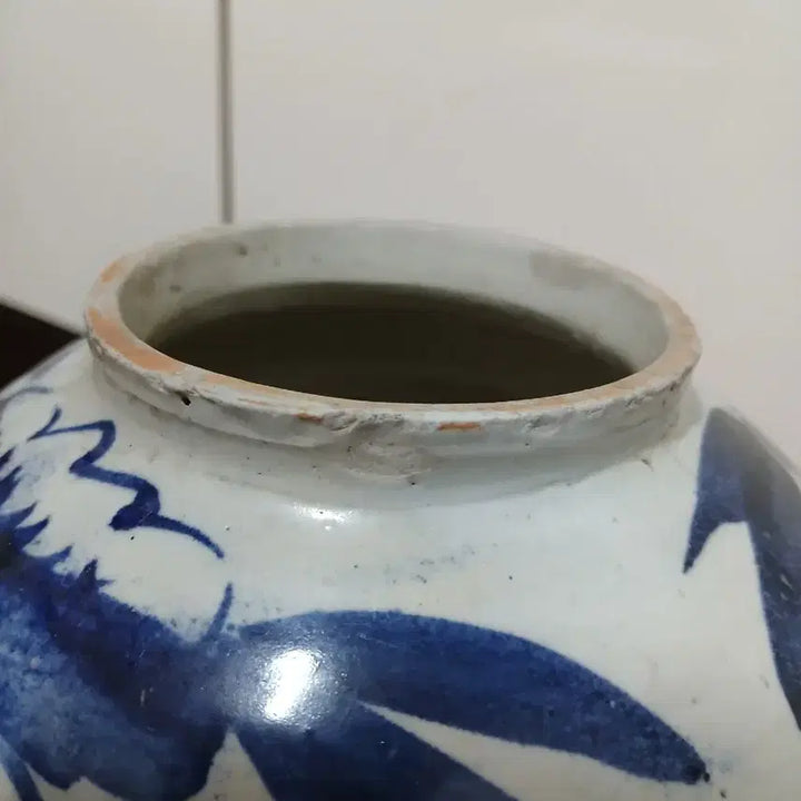 [BUNJANG] Joseon Dynasty Blue and White Porcelain Jar / 청화 백자