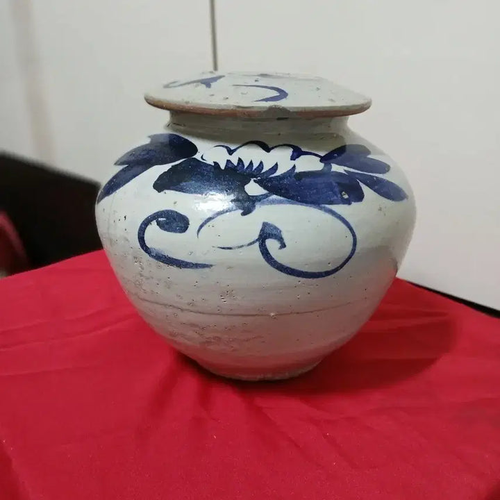 [BUNJANG] Joseon Dynasty Blue and White Porcelain Jar / 청화 백자