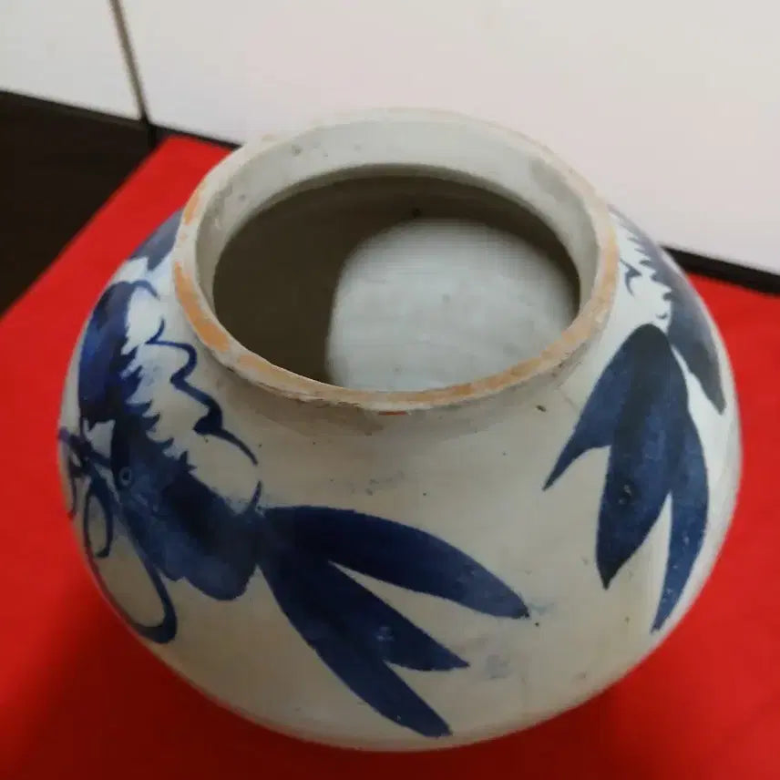 [BUNJANG] Joseon Dynasty Blue and White Porcelain Jar / 청화 백자